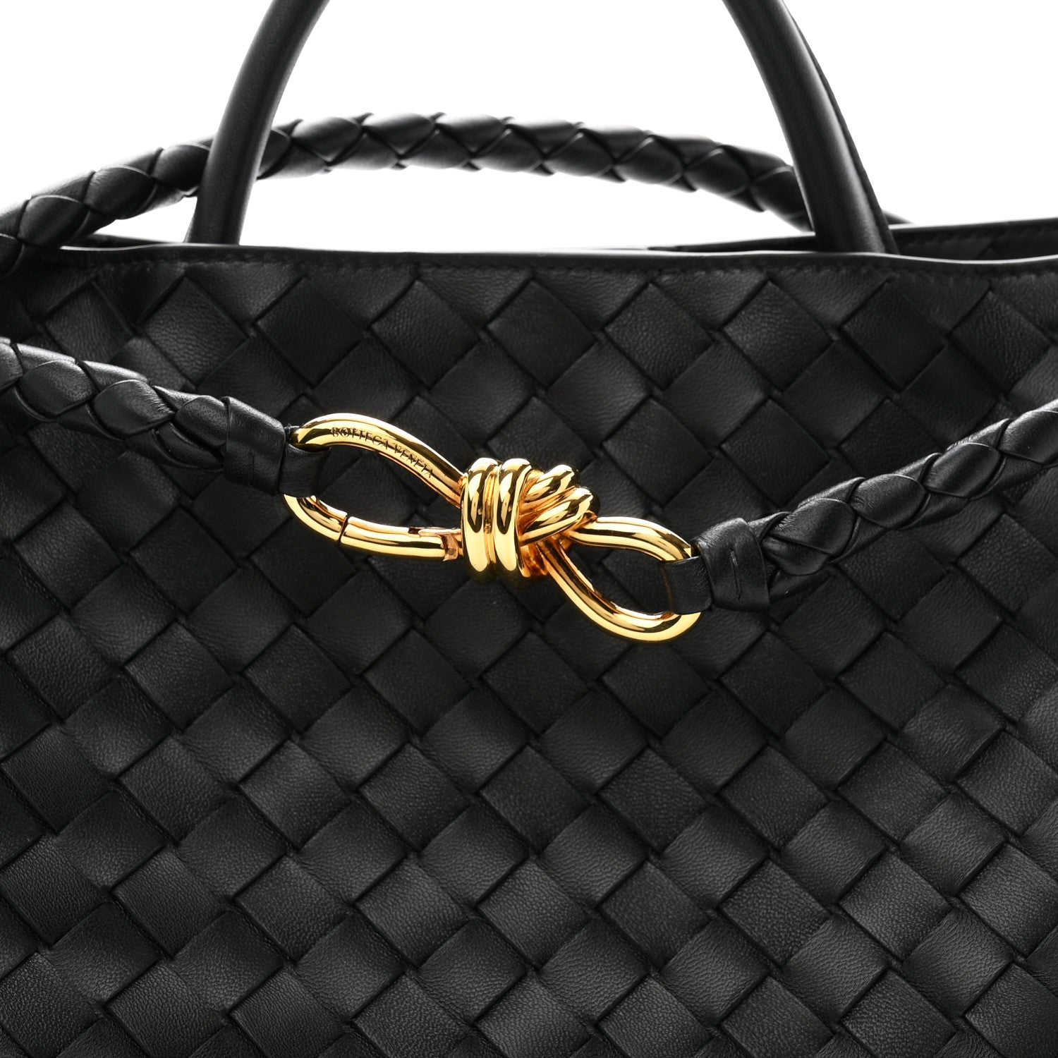 Bottega Veneta Nappa Intrecciato Medium Andiamo Shoulder Bag Black 7 of 9