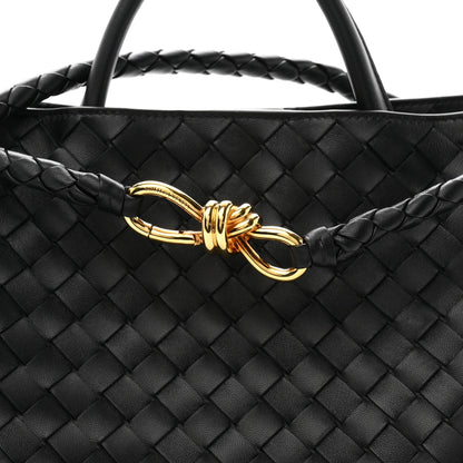 Bottega Veneta Nappa Intrecciato Medium Andiamo Shoulder Bag Black 7 of 9
