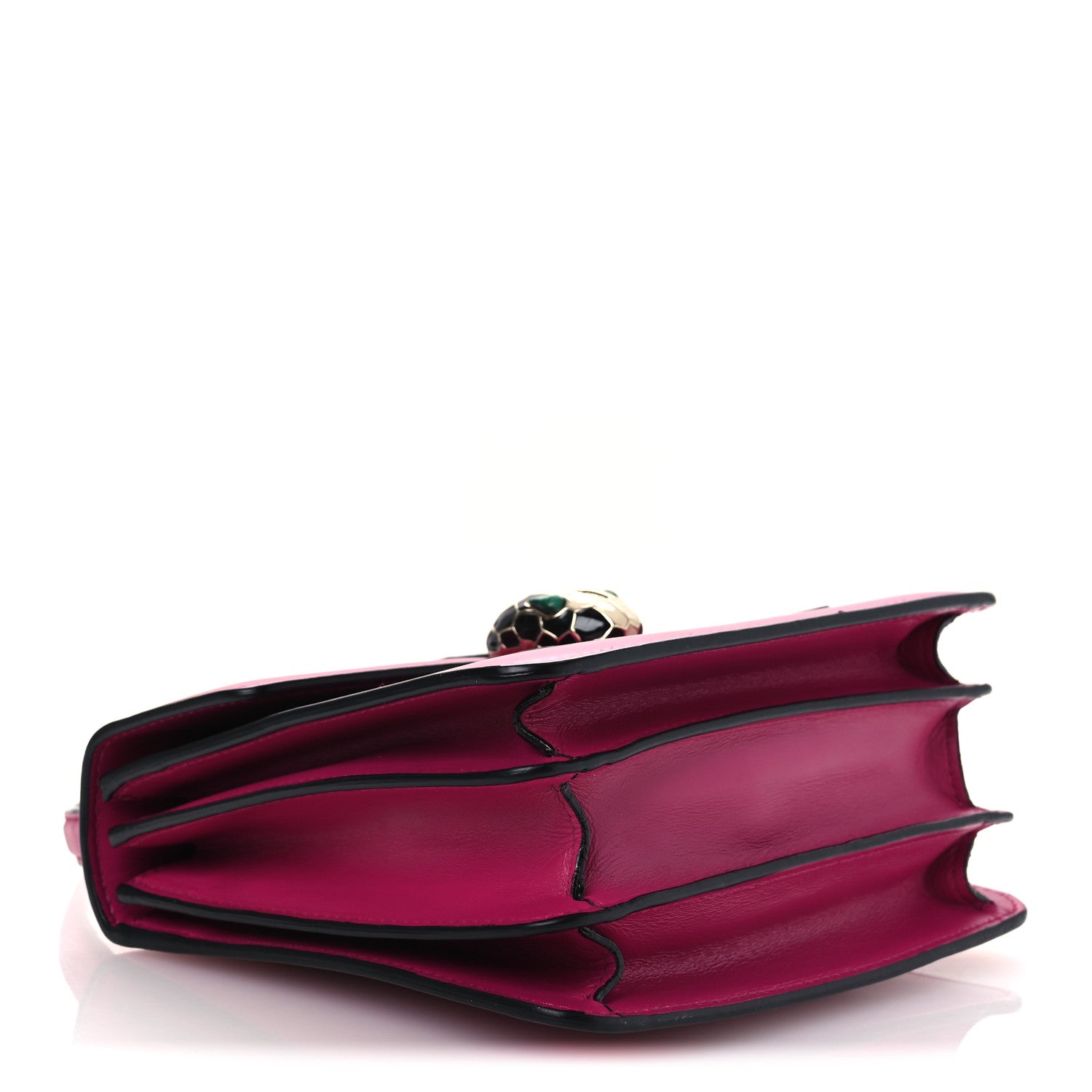 Bulgari Calfskin Serpenti Forever Top Handle Pink 5 of 14