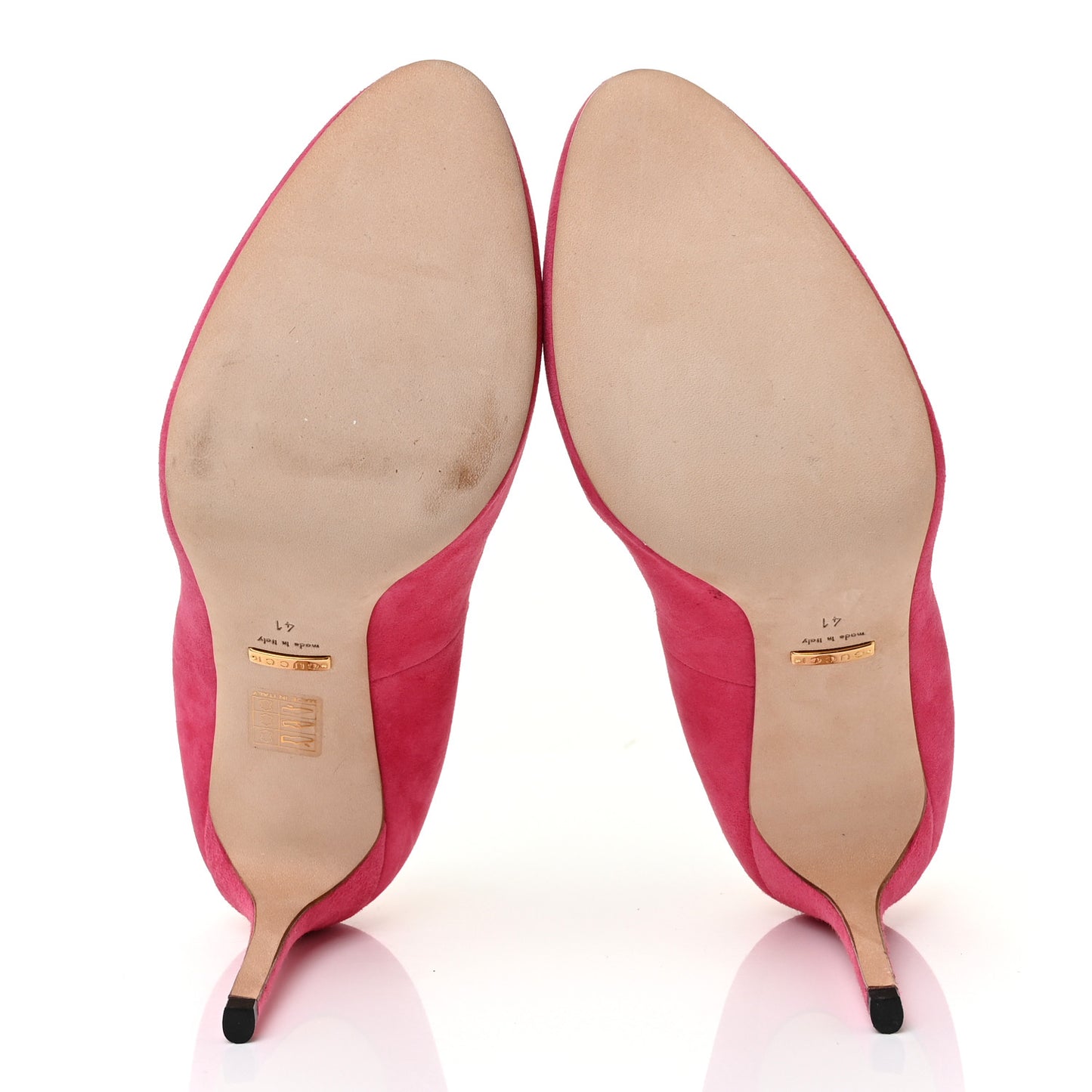 Kid Scamosciato Interlocking G Jennifer Pumps 41 Shocking Pink
