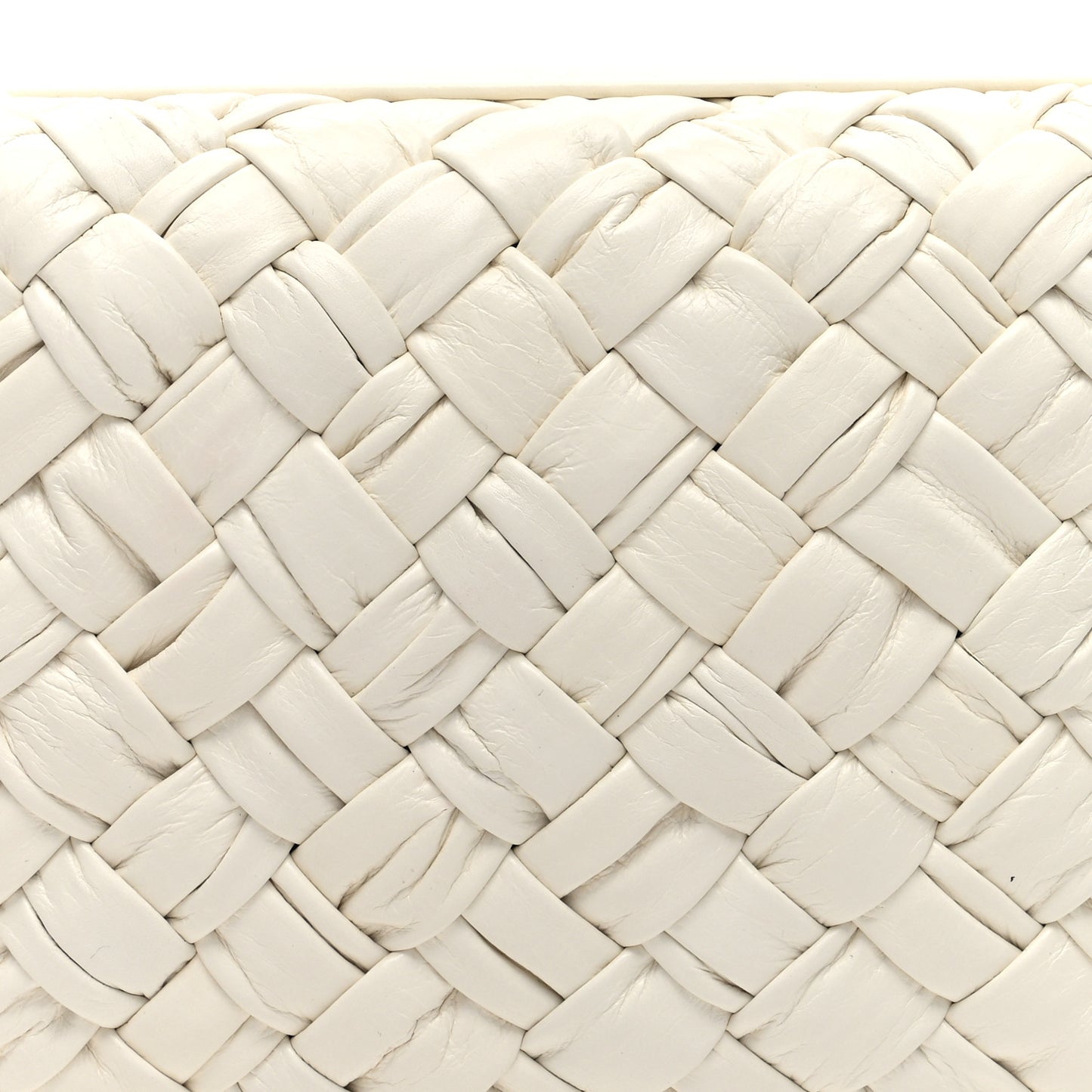 Calfskin Intrecciato Knot On Strap Bone