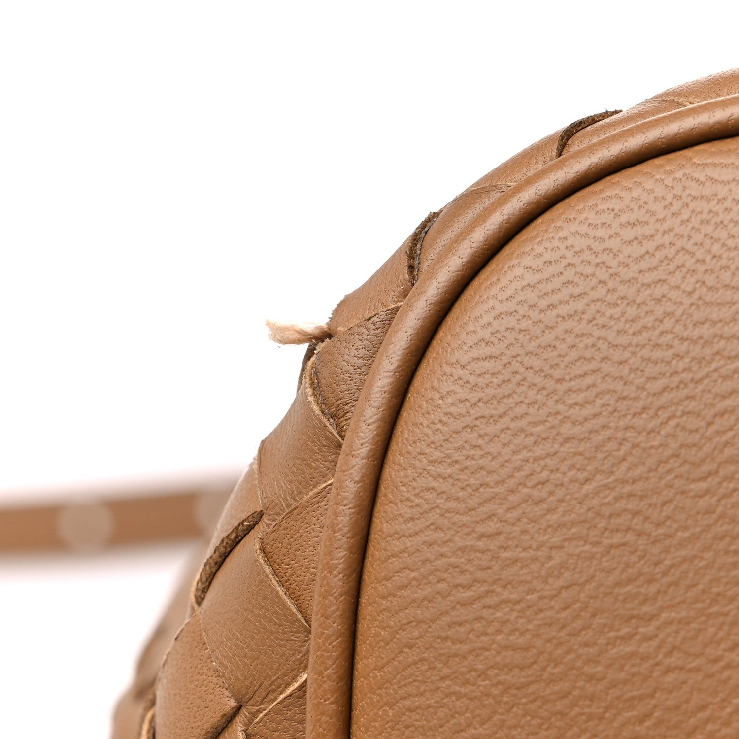 Bottega Veneta Nappa Intrecciato Drawstring Bucket Bag Noce 10 of 12