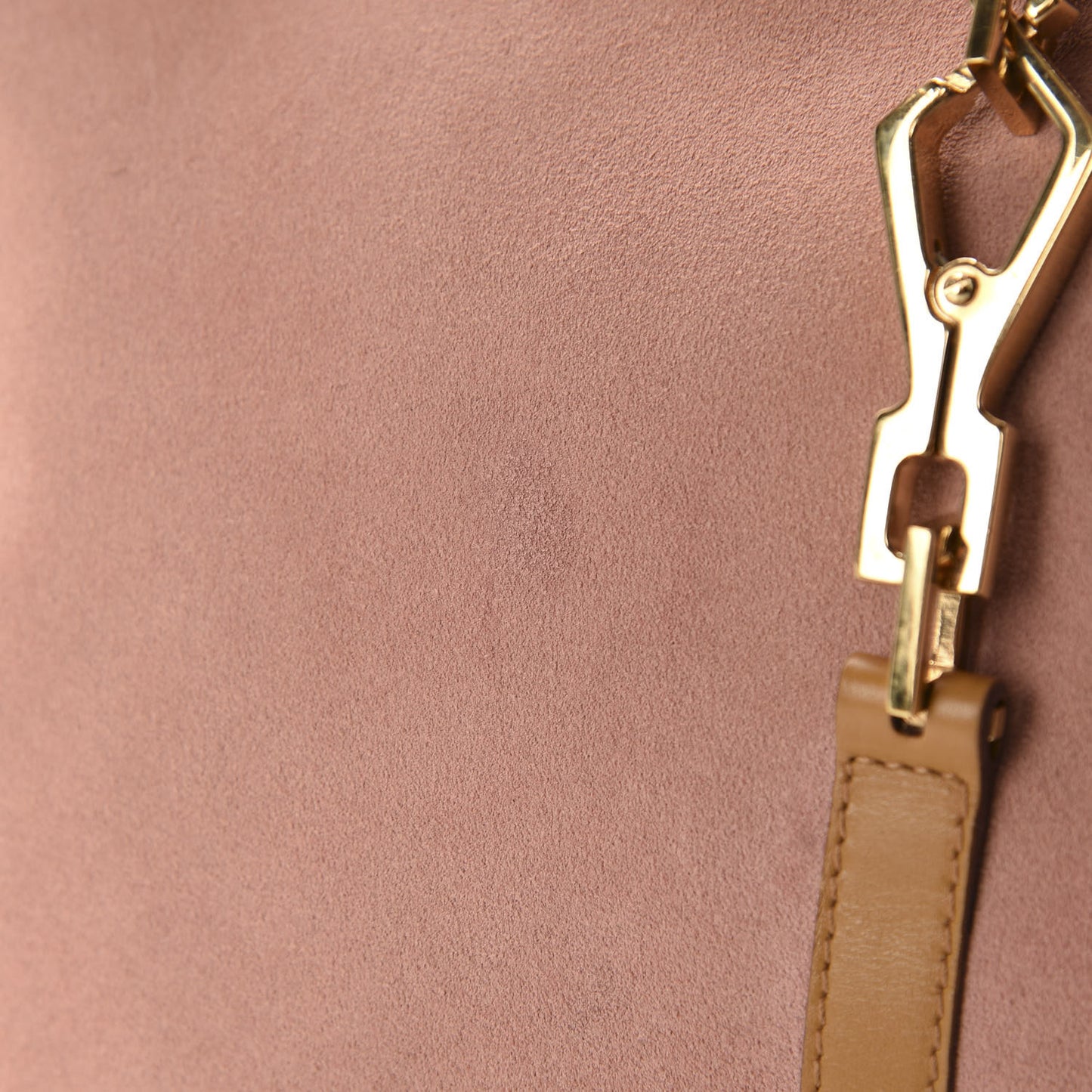 Suede Small Jackie O Hobo Tobacco Dark Cipria