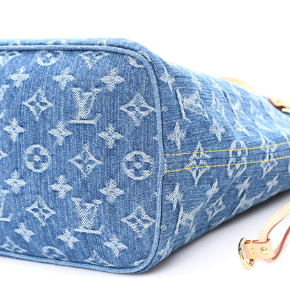 Louis Vuitton Monogram Denim Neo Neverfull MM Blue MM Blue 10 of 10