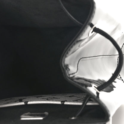 Louis Vuitton Patent Monogram Hot Springs Backpack Black White 5 of 8