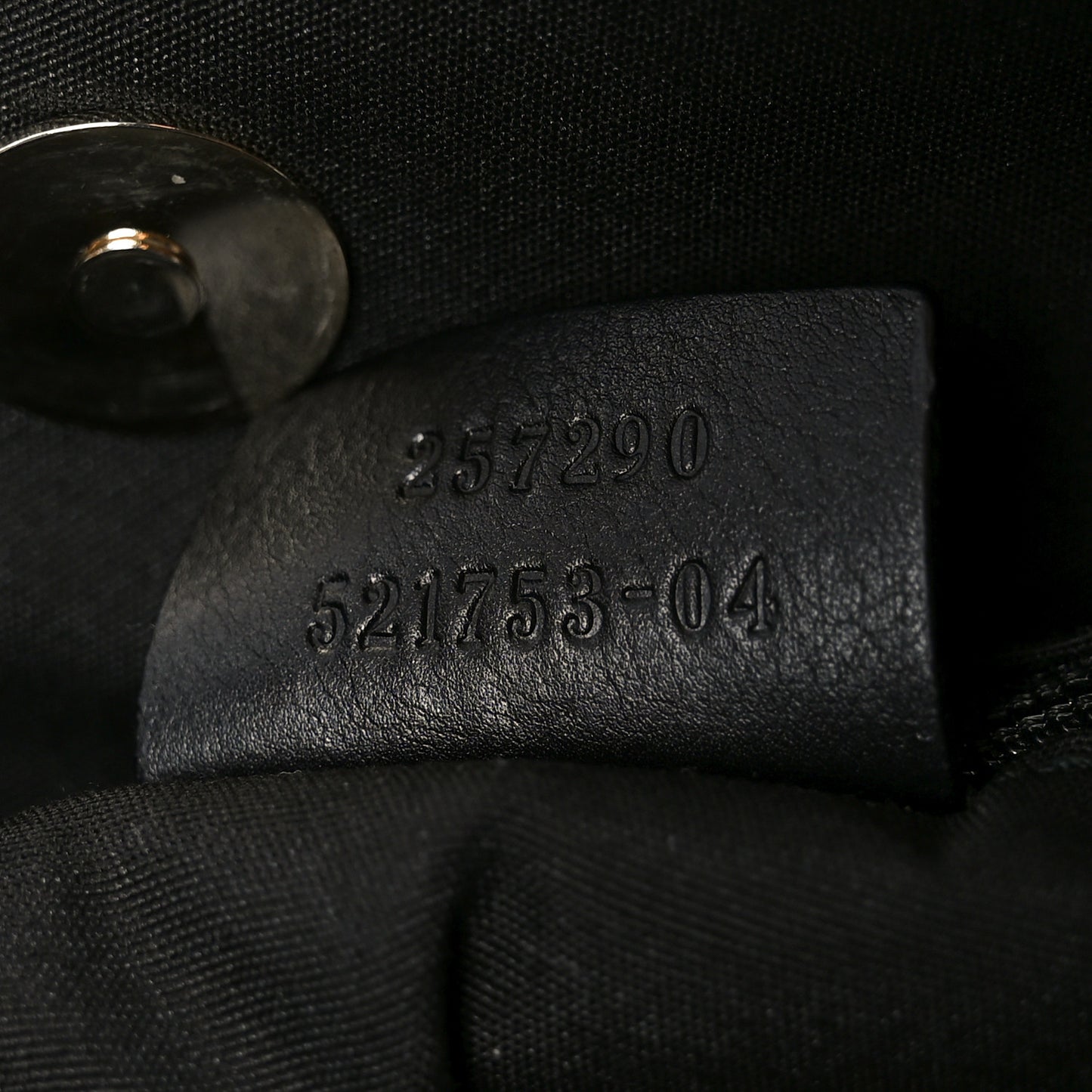 Calfskin Guccissima Full Moon Tote Black