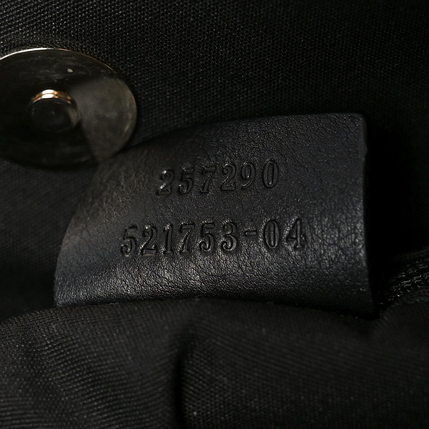 Gucci Calfskin Guccissima Full Moon Tote Black 7 of 11