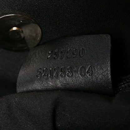 Gucci Calfskin Guccissima Full Moon Tote Black 7 of 11