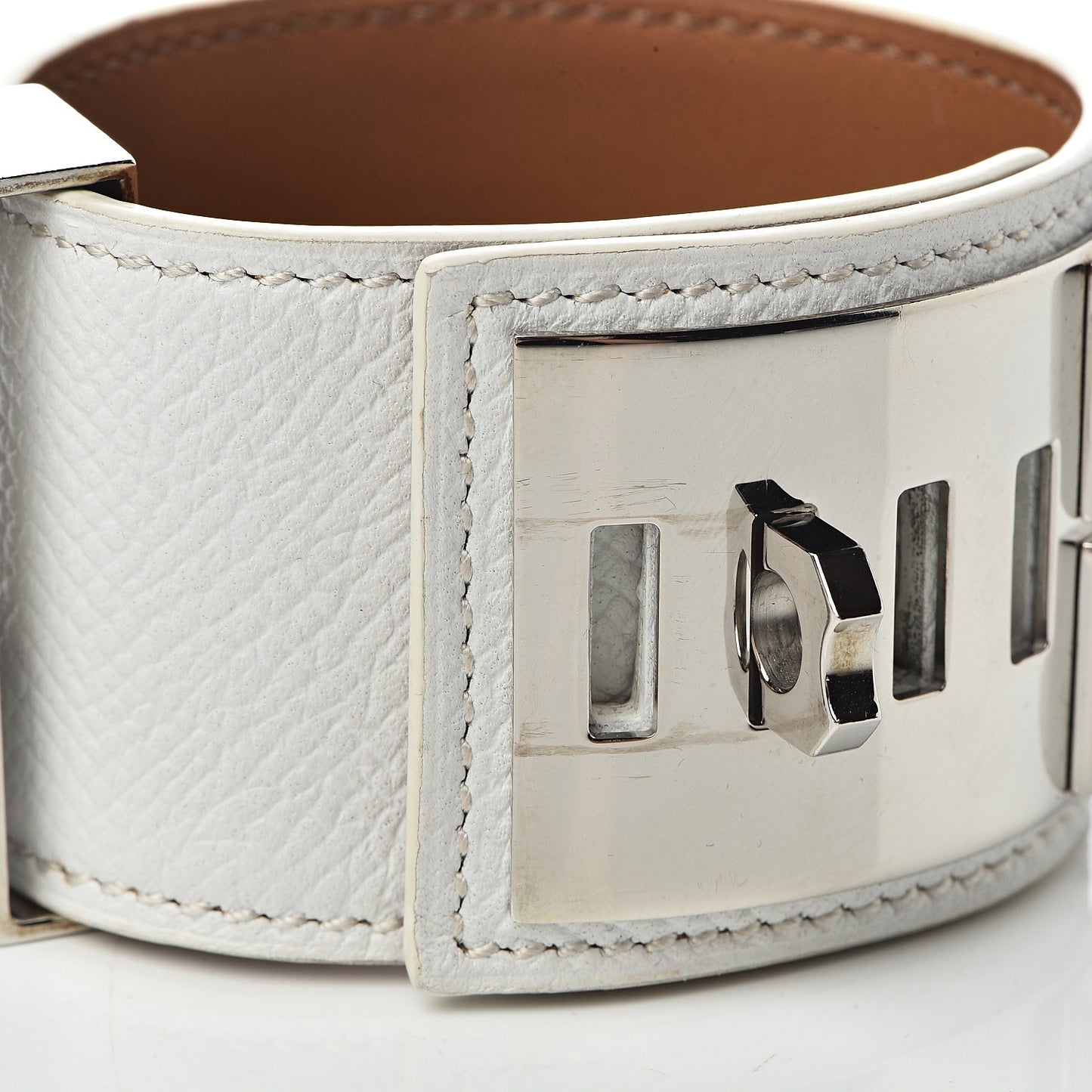 Epsom Collier de Chien CDC Bracelet S White