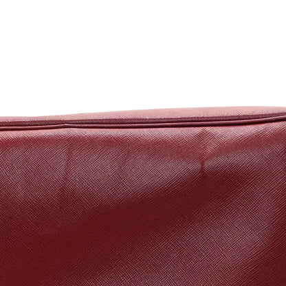 Prada Saffiano Lux Large Tote Cherry 16 of 24