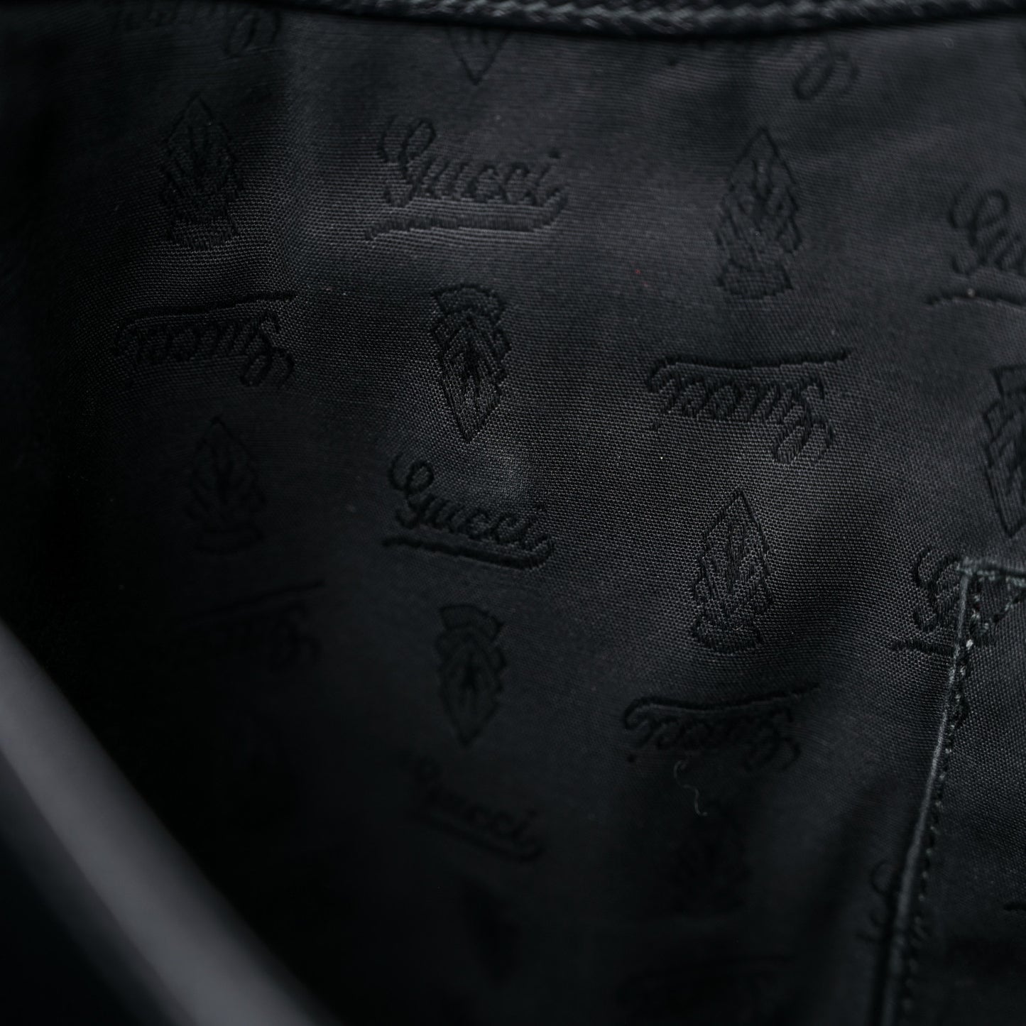 Guccissima Large New Ladies Web Hobo Black