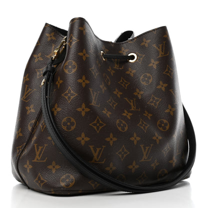 Louis Vuitton Monogram Neonoe MM Black 2 of 4