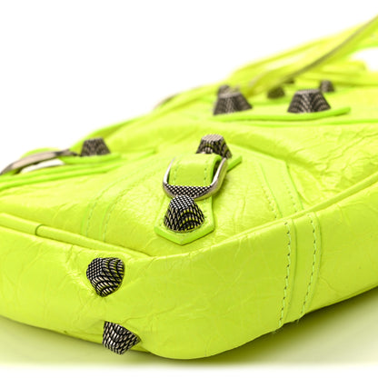 Balenciaga Agneau Arena Le Cagole Crossbody Bag Fluo Yellow 11 of 11