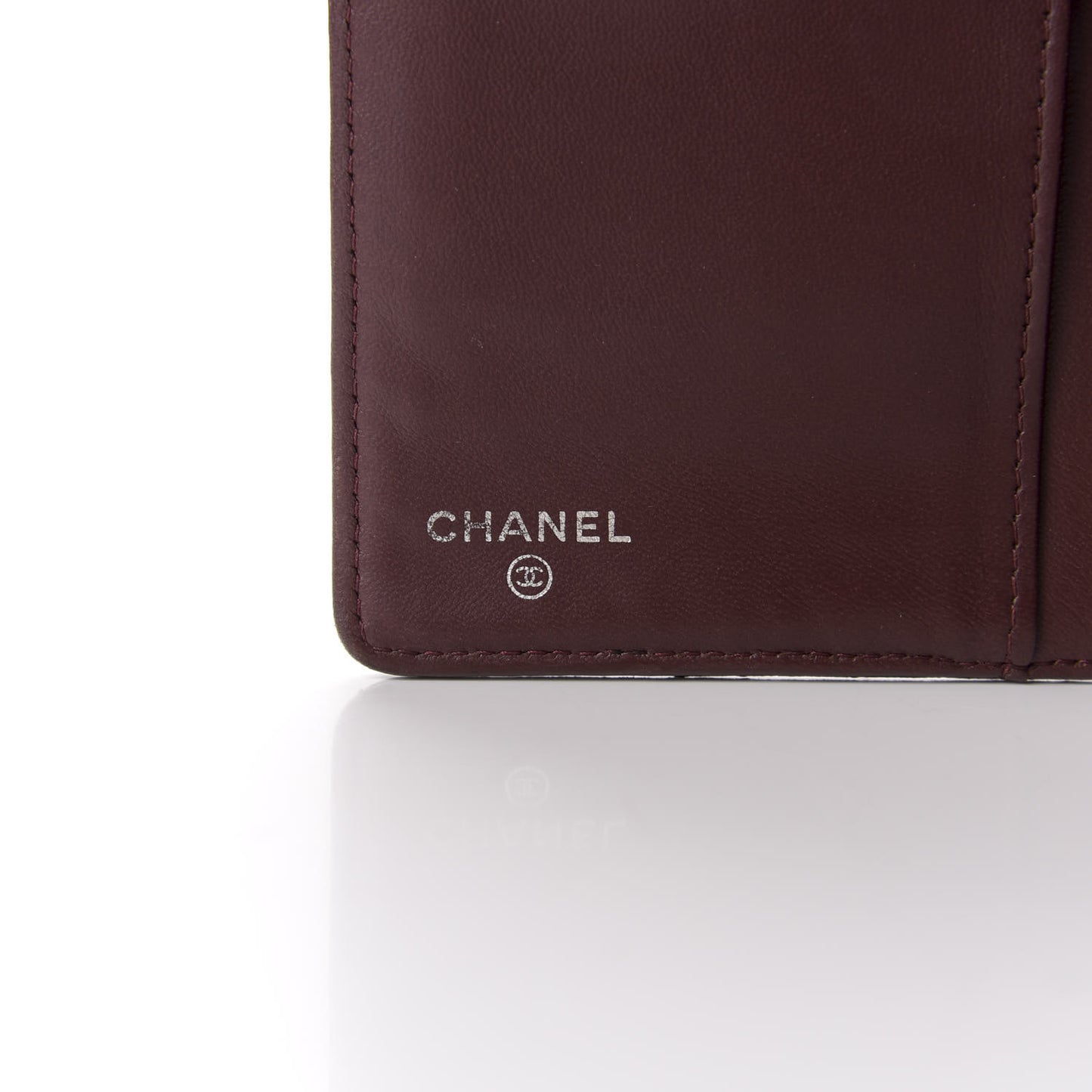 Lambskin Quilted Yen Wallet Black