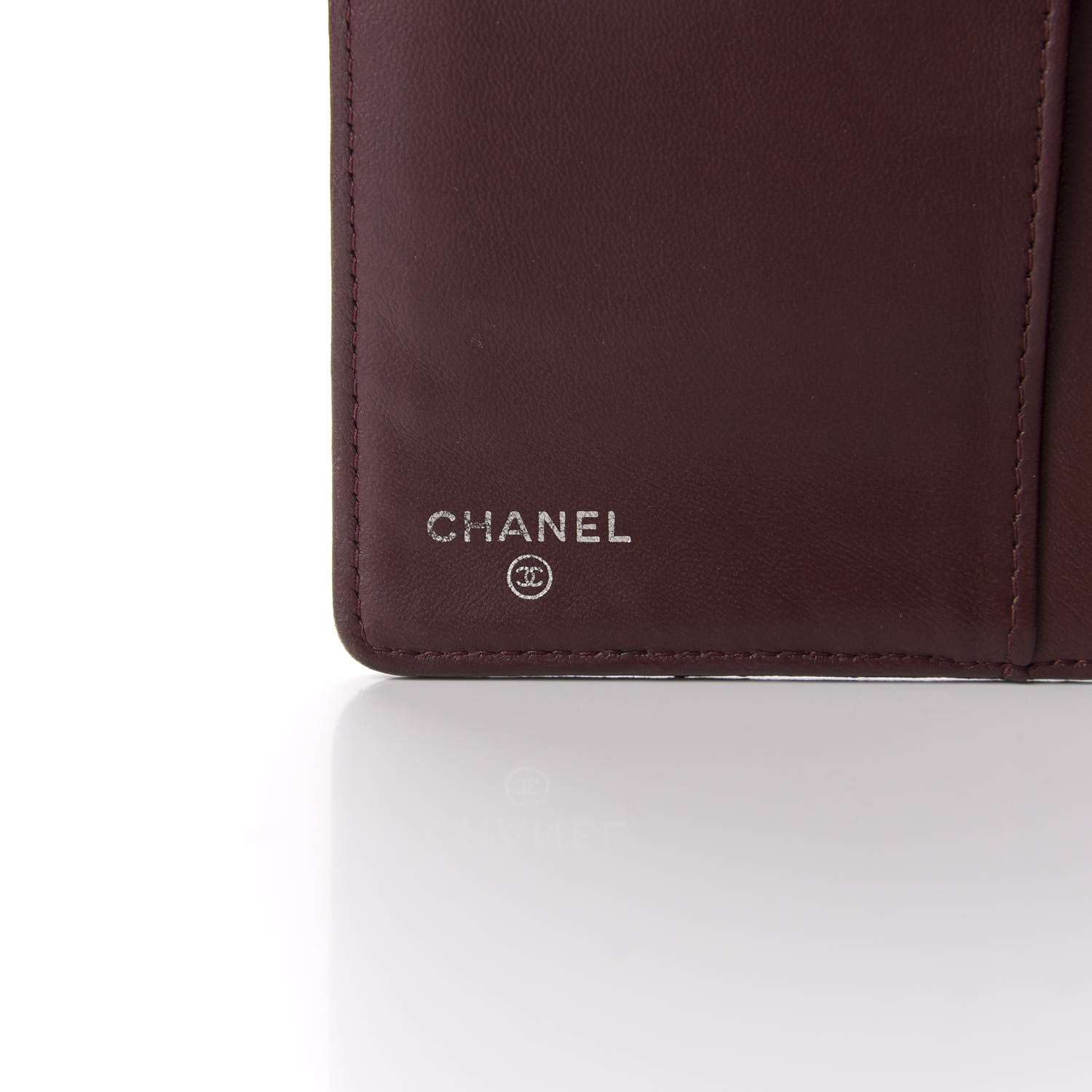 Chanel Lambskin Quilted Yen Wallet Black 6 of 8