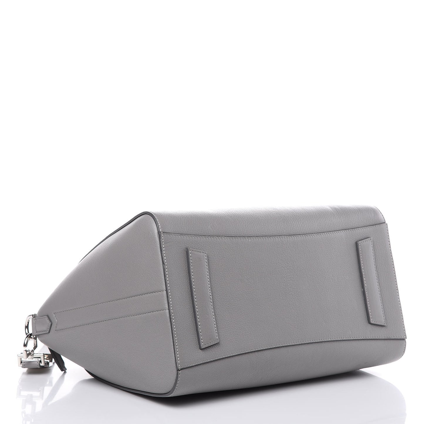 Sugar Goatskin Medium Antigona Pearl Grey