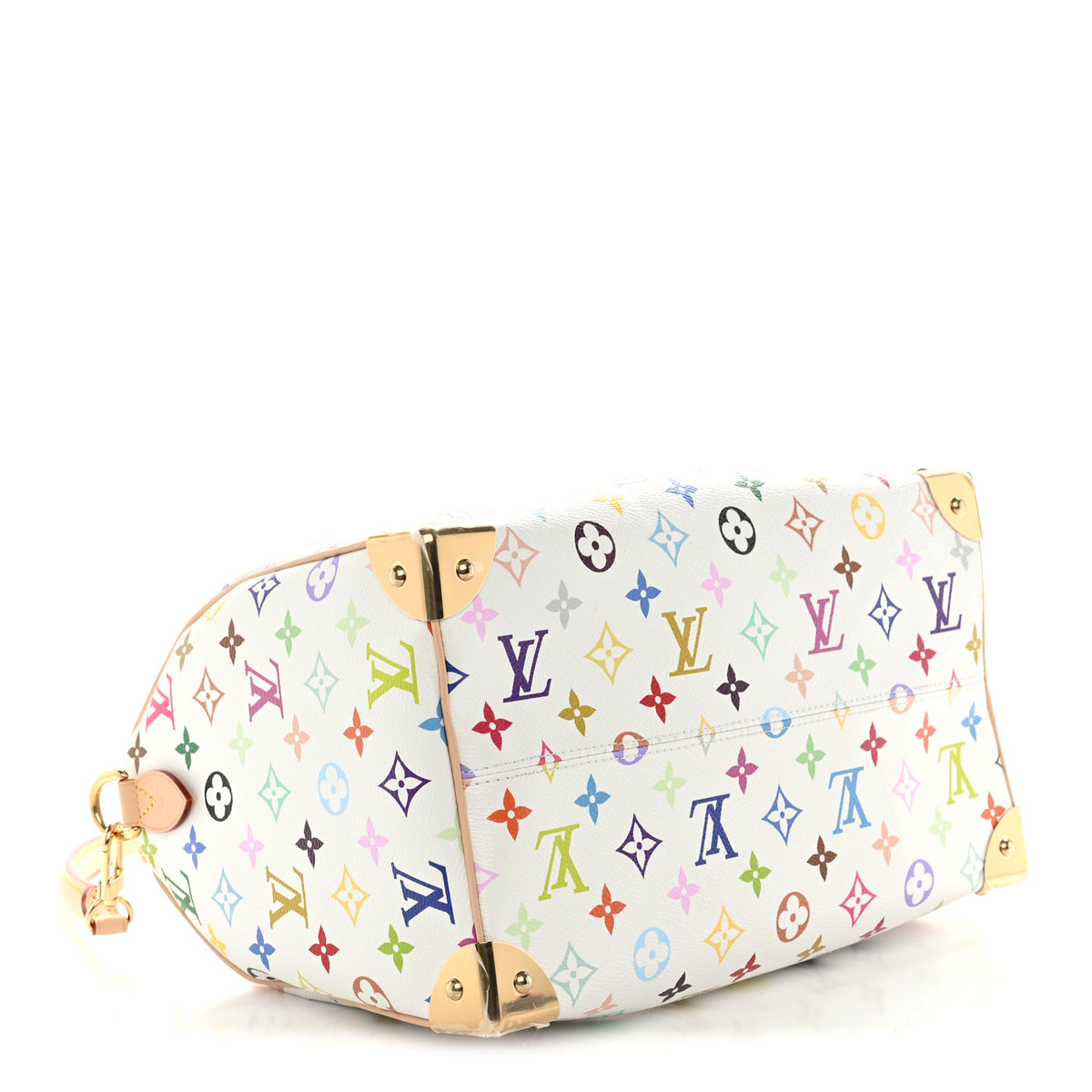 LV X TM Monogram Multicolor Speedy Soft 30 White