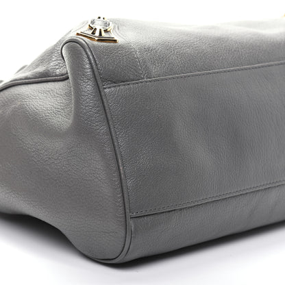 Balenciaga Chevre Gold Metallic Edge Hardware Velo Gris Acier 7 of 20