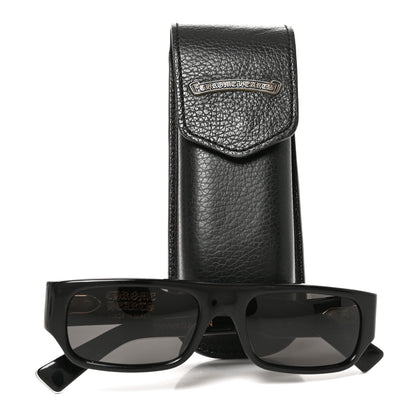 Chrome Hearts 18K Gold AcetateAcetate Tryvagagain Sunglasses Black 7 of 7