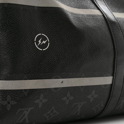 Louis Vuitton X FUJIWARA Monogram Eclipse Flash Fragment Keepall Bandouliere 45 13 of 14