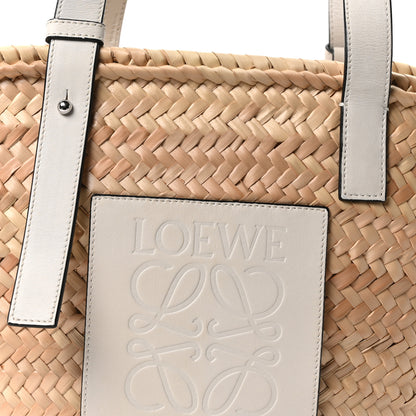 Loewe Raffia Basket Tote Bag Natural White 7 of 9
