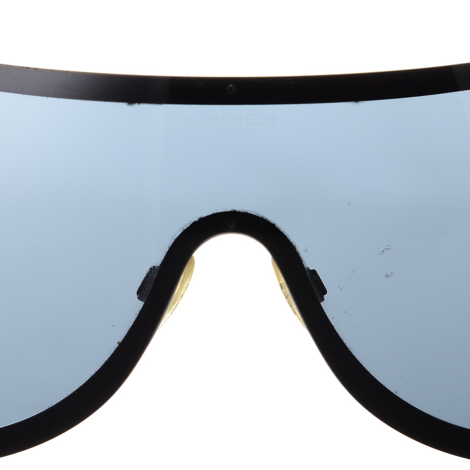 Chanel Shield Crystal CC Logo Sunglasses 4148 B Black 5 of 10