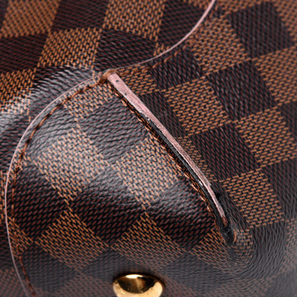 Louis Vuitton Damier Ebene Caissa Hobo Rose Ballerine 17 of 19
