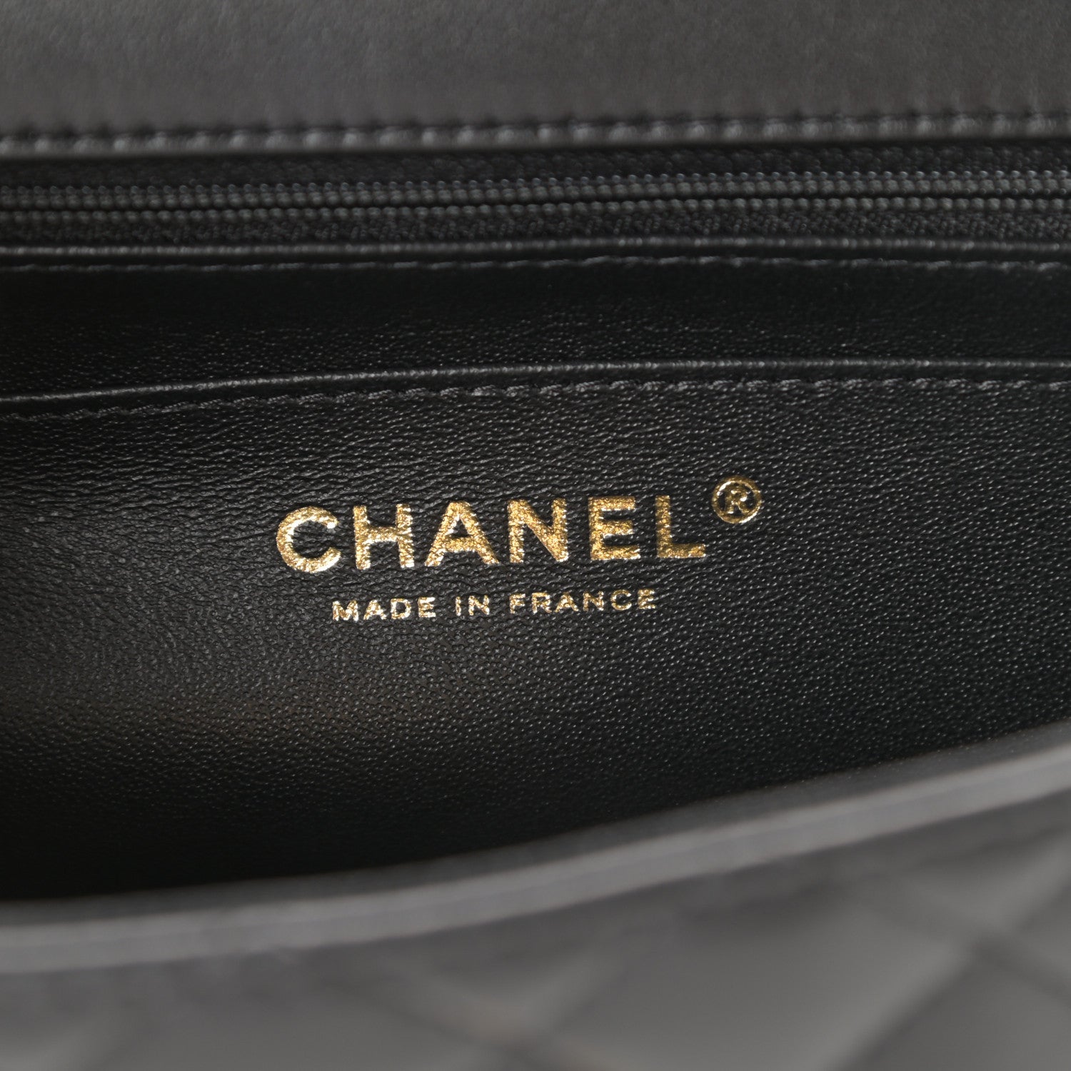 Chanel Lambskin Quilted Mini Top Handle Rectangular Flap Black 6 of 9