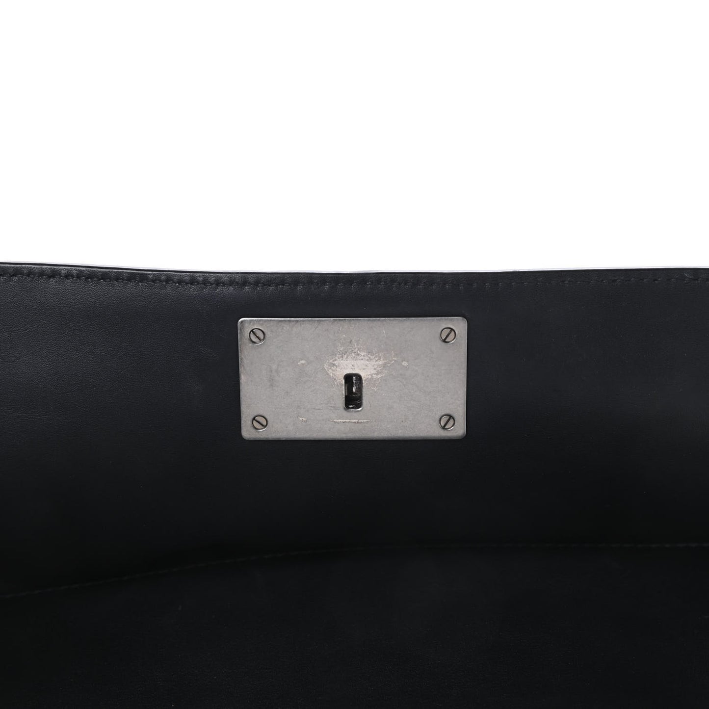 Soft Calf Chain Shoulder Bag Black