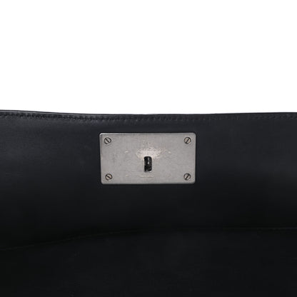 Prada Soft Calf Chain Shoulder Bag Black 19 of 23