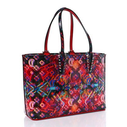 Christian Louboutin Patent Calfskin Small Discolaser Cabata Tote Multicolor 4 of 9