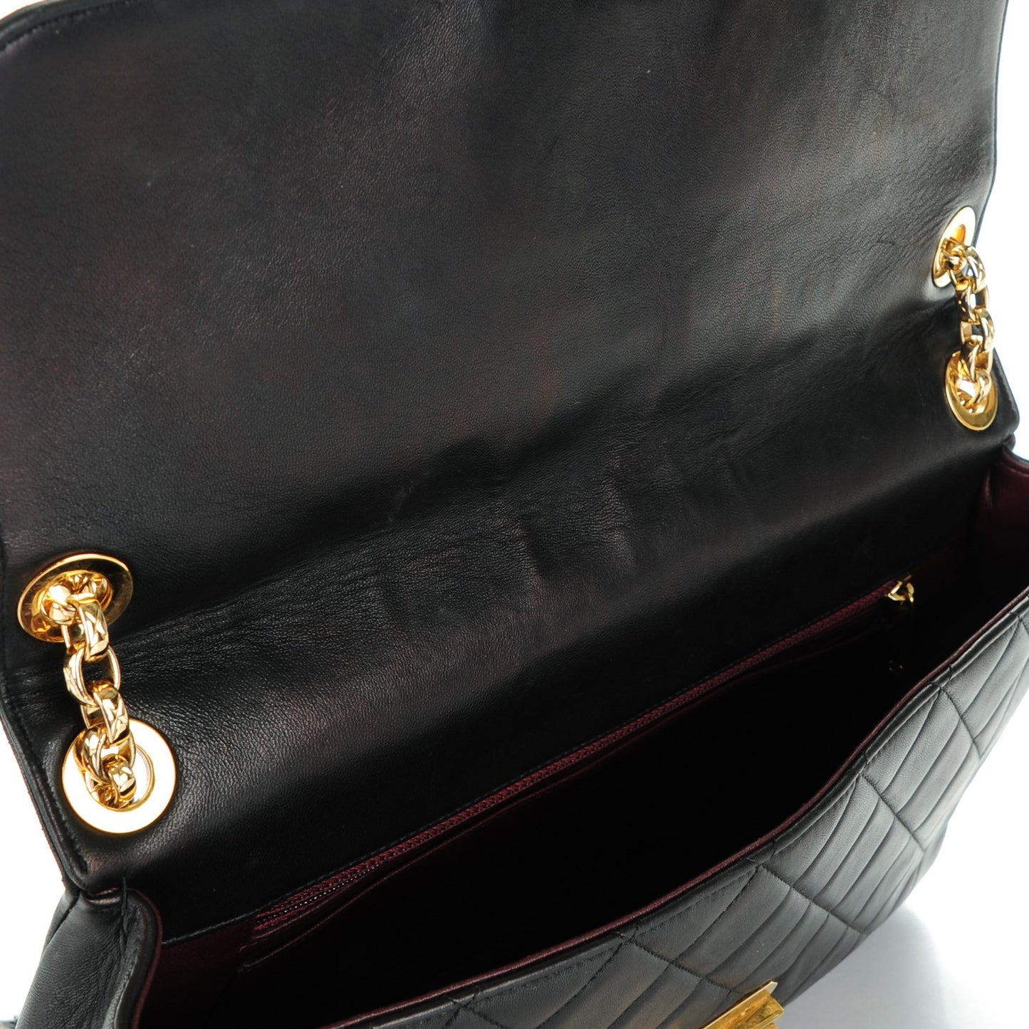 Lambskin Quilted Large Chic With Me Flap Black