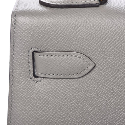 Hermes Epsom Kelly Sellier 32 Gris Mouette 16 of 47
