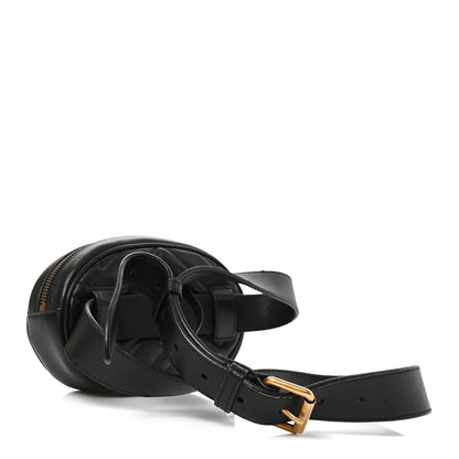 Gucci Calfskin Matelasse GG Marmont Belt Bag 95 38 Black 2 of 9