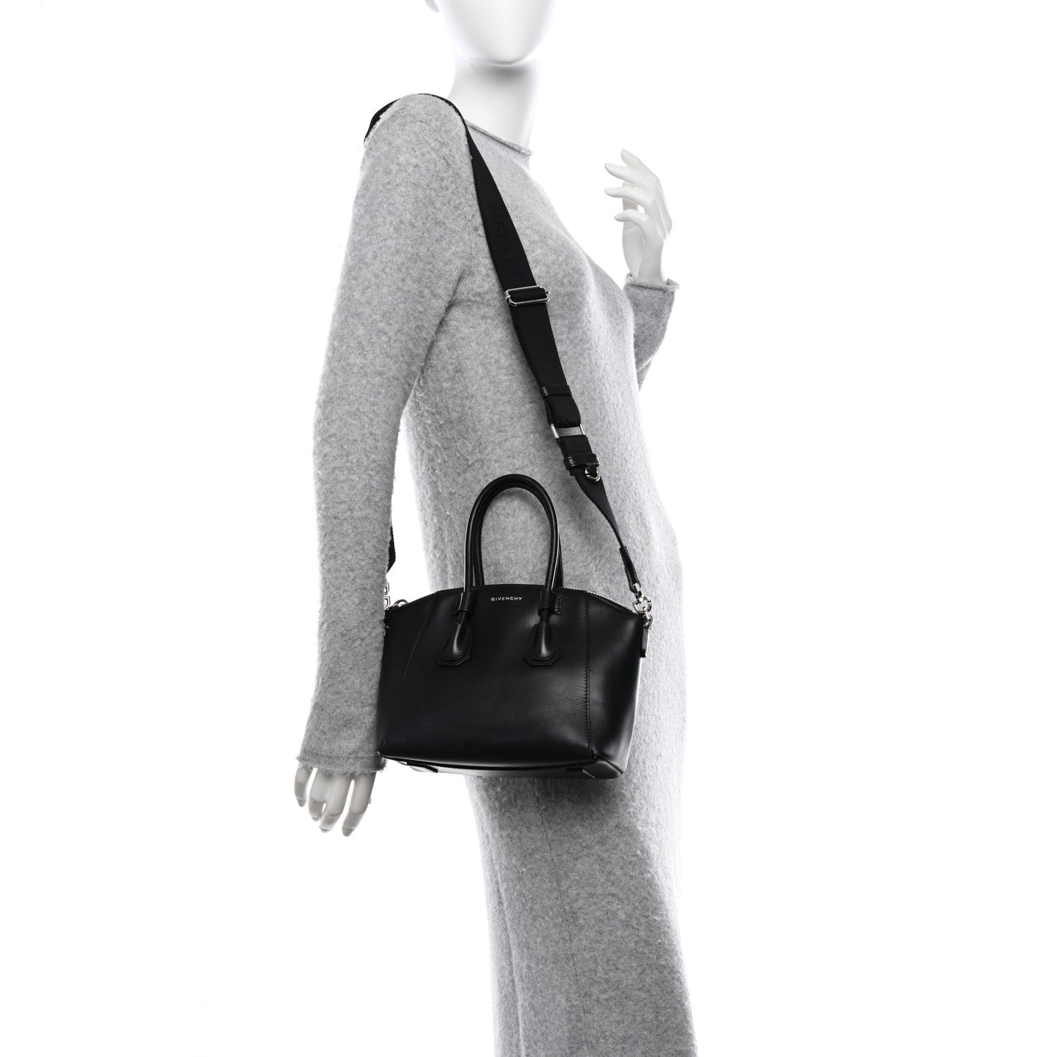 Givenchy Box Calfskin Mini Sport Antigona Top Handle Bag Black 2 of 10