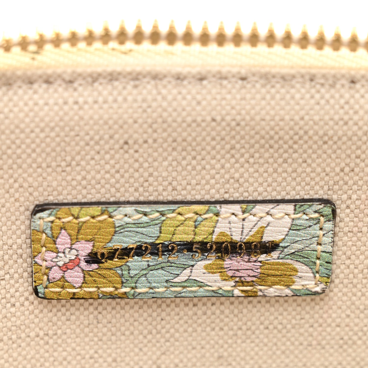Gucci New Shangai Calfskin Tiger Savanah Web Mini Horsebit 1955 Top Handle Bag Chalky White Multicolor 7 of 11