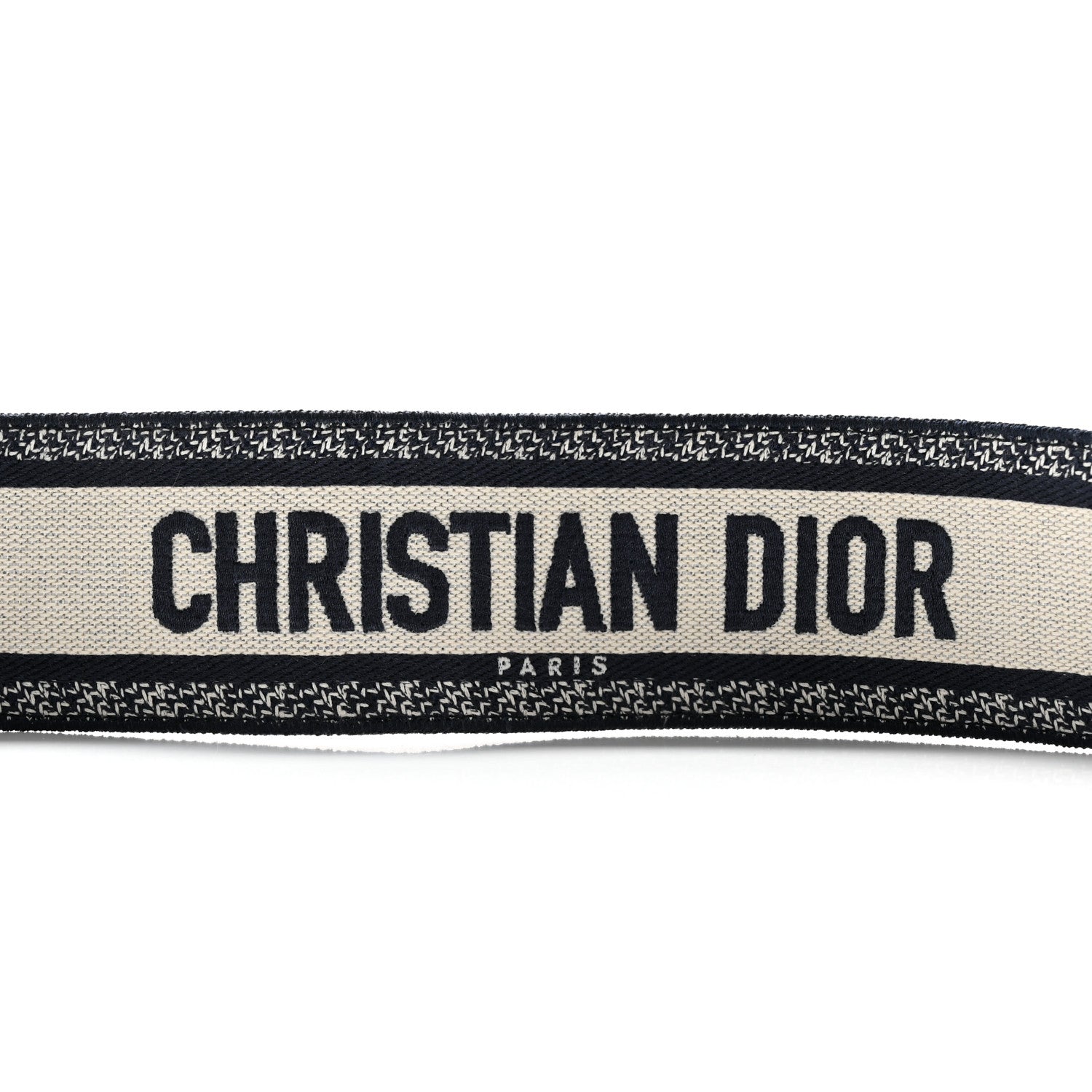 Christian Dior Canvas Embroidered Toile De Jouy Shoulder Strap Black 3 of 5