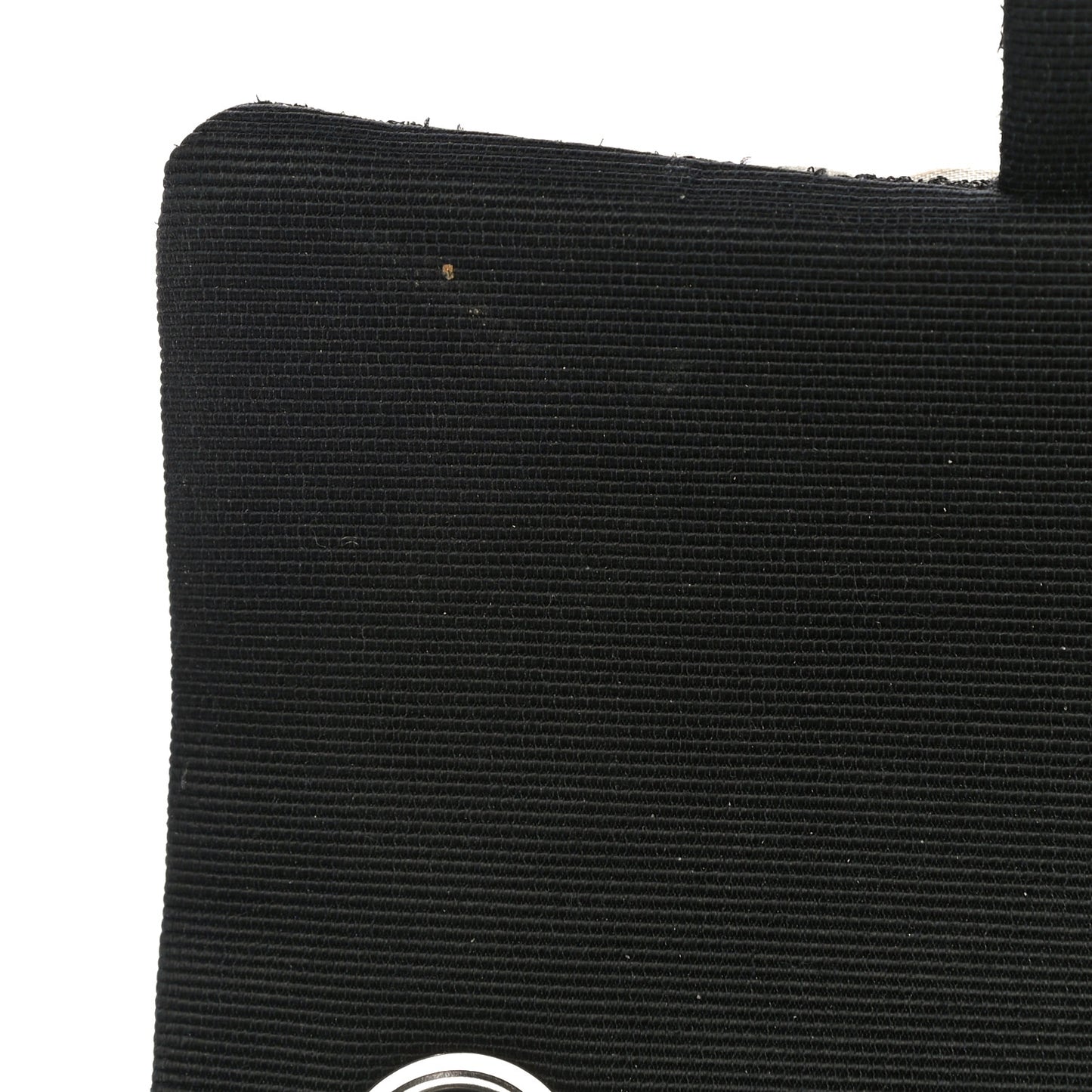 Ribbon Tweed Small Single Flap Black White