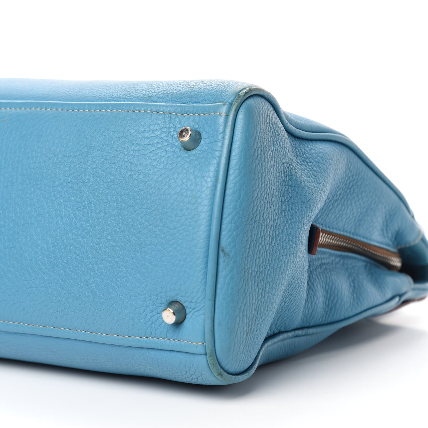 Prada Vitello Top Handle Tote Turchese 7 of 11