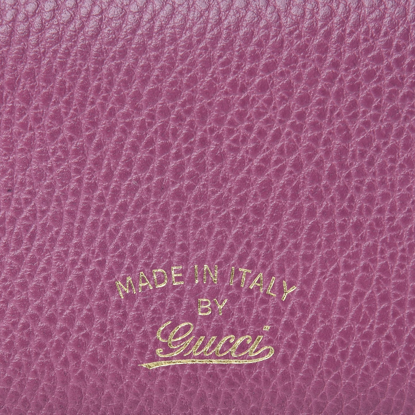 Dollar Calfskin Swing Train Pass Card Case Peonia Flower