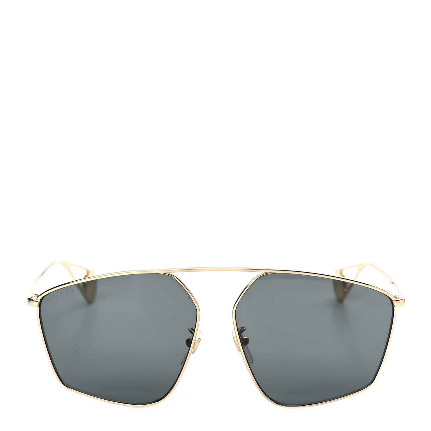 Square Frame GG0437SA Sunglasses Gold