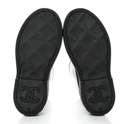 Chanel Caoutchouk CC High Boots 36 Black 5 of 9