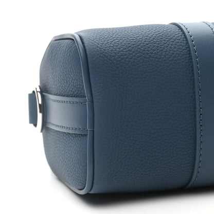 Louis Vuitton Calfskin Aerogram Keepall XS Blue 7 of 8