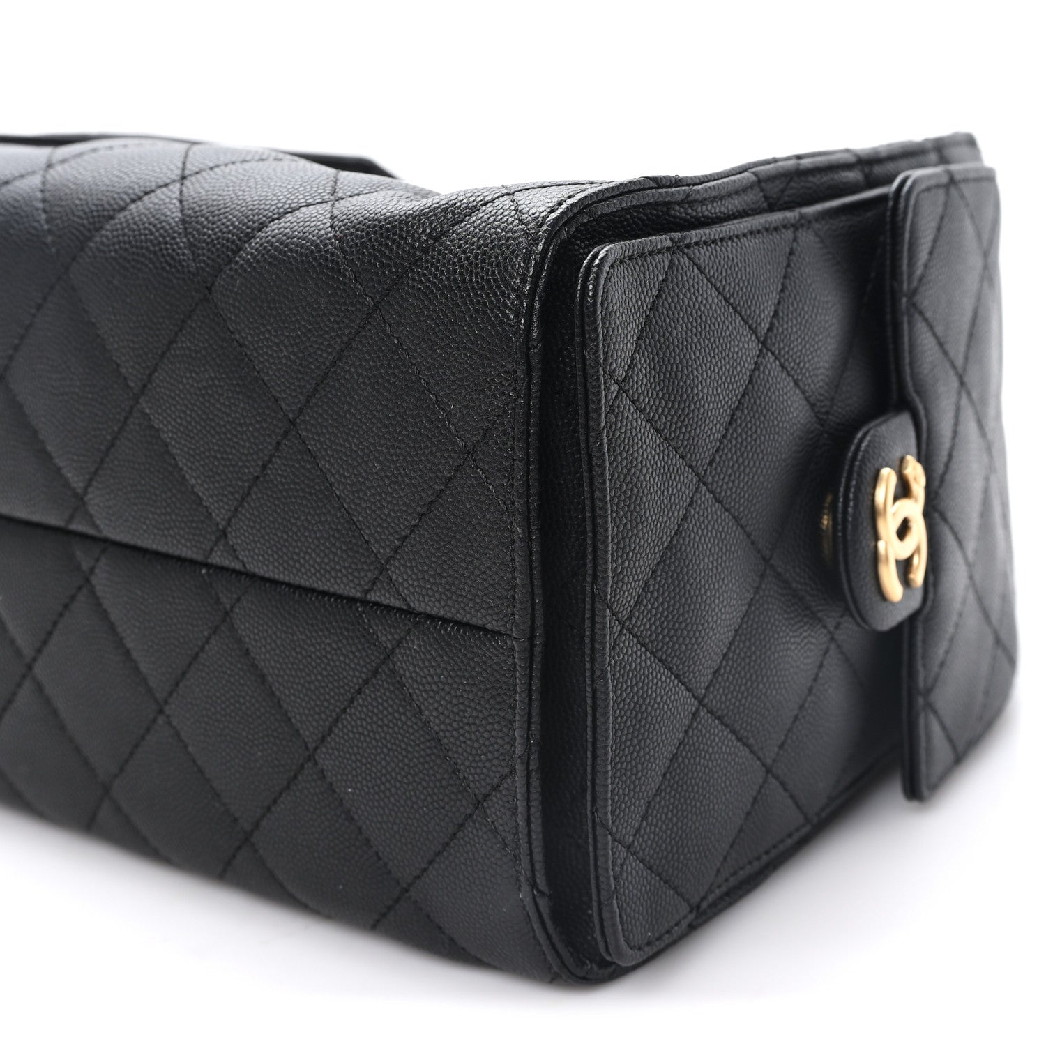 Chanel Caviar Quilted Small Chanel 25 Handbag Black 9 of 9