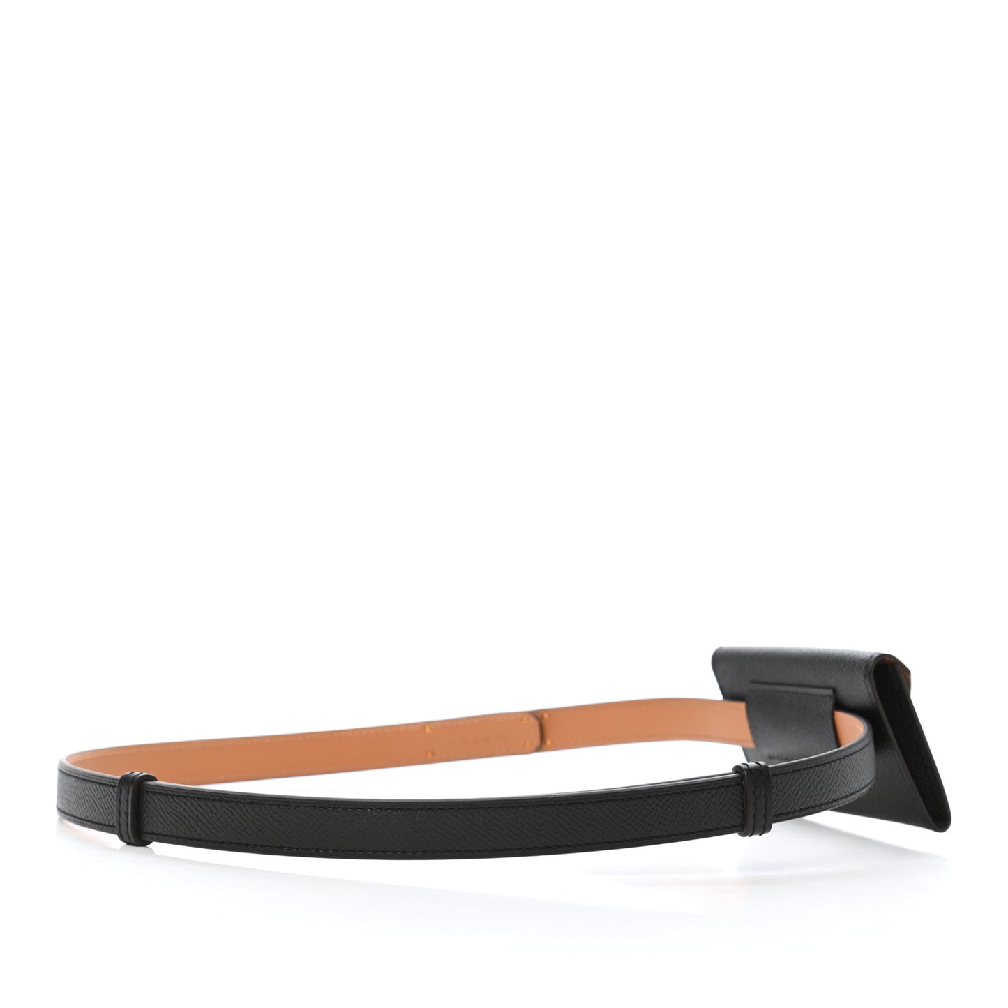 Epsom Kelly Pocket Belt Black