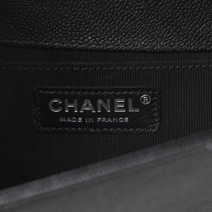 Chanel Caviar Quilted Medium Boy Flap Black 6 of 14