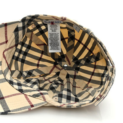 Burberry Cotton Archive Check Baseball Cap L Stone 6 of 7