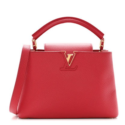 Louis Vuitton Taurillon Capucines BB Scarlet Red 1 of 11