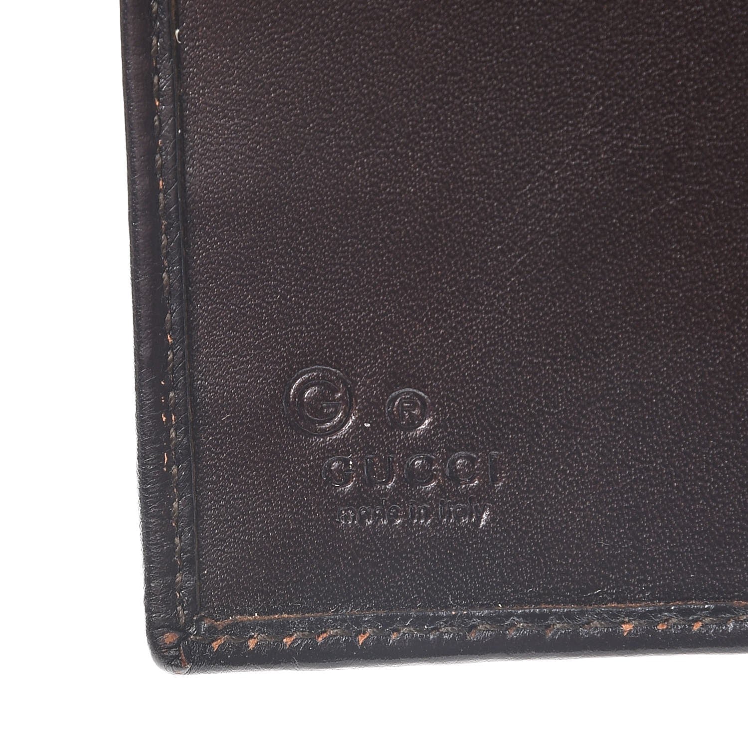 Gucci Canvas Monogram Continental Wallet Brown 6 of 9