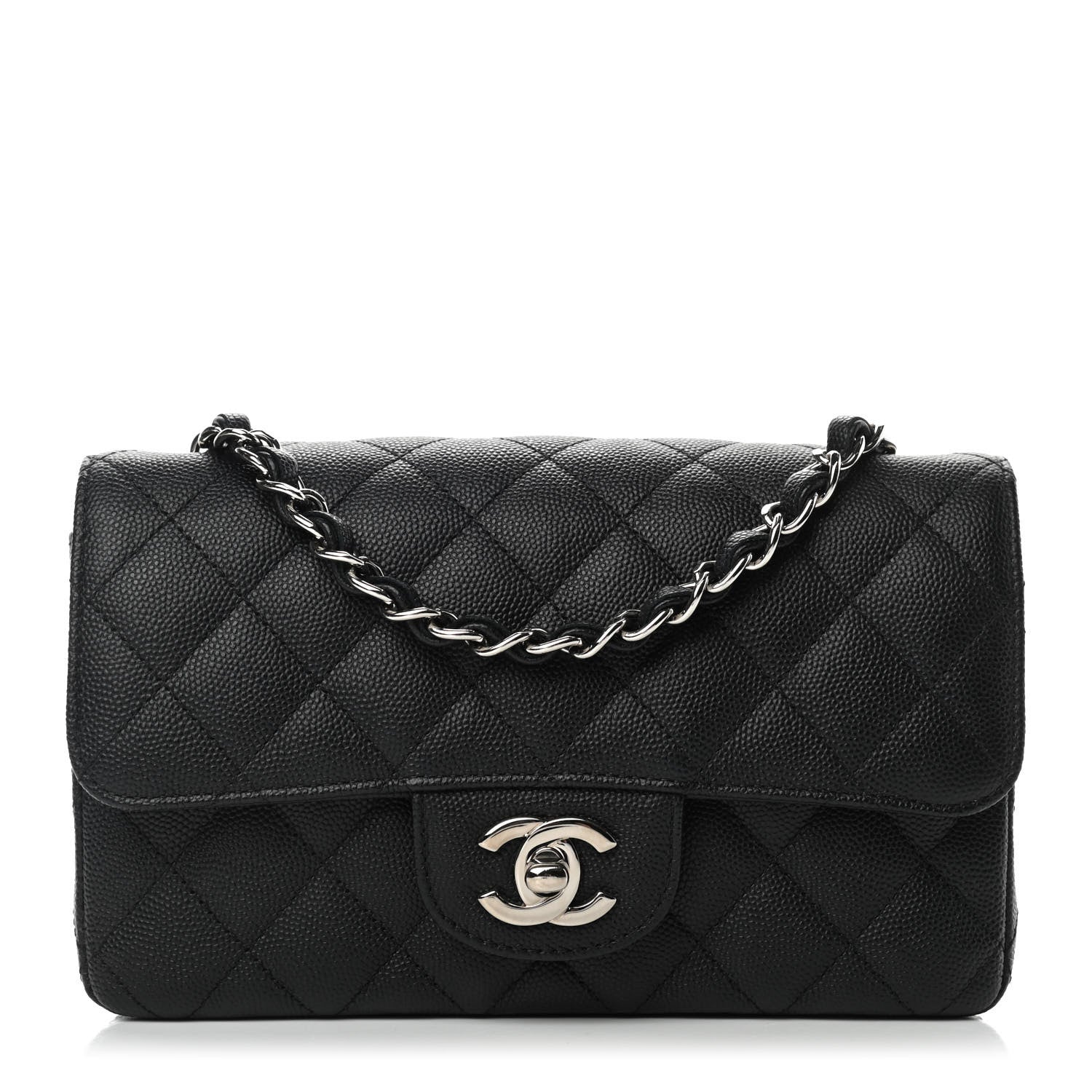 Chanel Caviar Quilted Mini Rectangular Flap Black 1 of 12